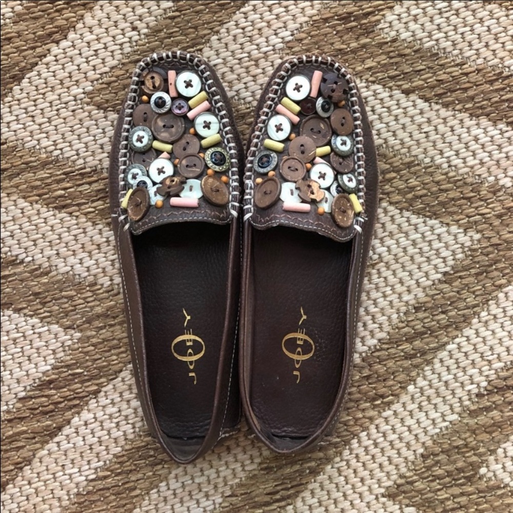 Joey O Pocahontas Moccasin Driving Loafers